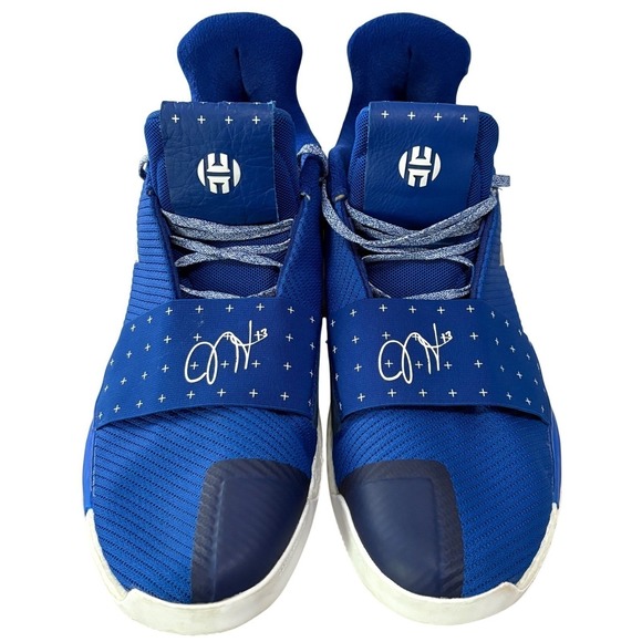 Adidas Harden Vol 3‎ Basketball Shoes Mens 18 Blue White D97167 Performance Shoe main image 4